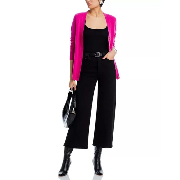 C by Bloomingdale's Women's Size Small Cherry Blossom Grandfather Cardigan NWT - Picture 4 of 9